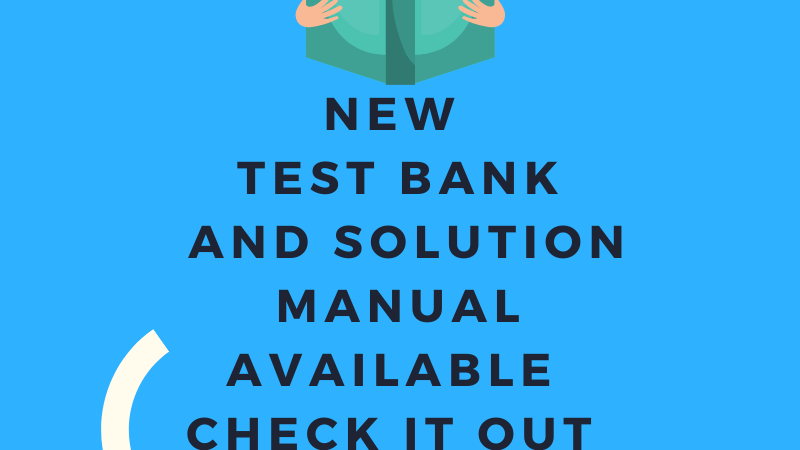 Test bank and Solution manual
