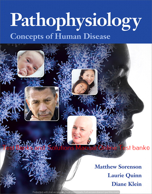 Read more about the article Pathophysiology: Concepts of Human Disease Matthew Sorenson Lauretta Quinn Diane Klein ©2019 Test bank and  Solutions Manual