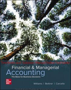 Read more about the article Financial Accounting 19th Edition By Jan Williams and Mark Bettner and Joseph Carcello ©2021 Test bank and  Solutions Manual