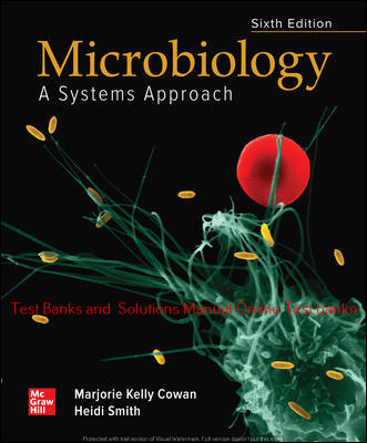 Read more about the article Microbiology: A Systems Approach 6th Edition By Marjorie Kelly Cowan and Heidi Smith ©2021 Test bank and  Solutions Manual