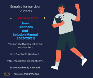 Read more about the article List of Solution manual Test Bank