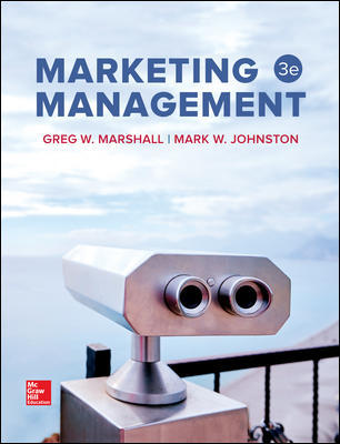 Read more about the article Marketing Management 3rd Edition , By Greg Marshall and Mark Johnston , Test bank and Solution manual