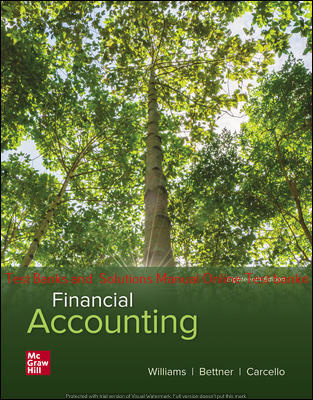 Read more about the article Financial Accounting 18th Edition By Jan Williams and Mark Bettner and Joseph Carcello ©2021 Test bank and  Solutions Manual