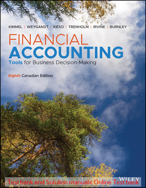 Read more about the article Financial Accounting: Tools for Business Decision Making, Enhanced eText, 8th Canadian Edition Paul D. Kimmel, Jerry J. Weygandt, Donald E. Kieso, 2020 Edition Test bank and Solution manual