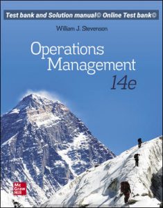 Read more about the article Operations Management , 14e William J. Stevenson Instructor Solution Manual and Test bank