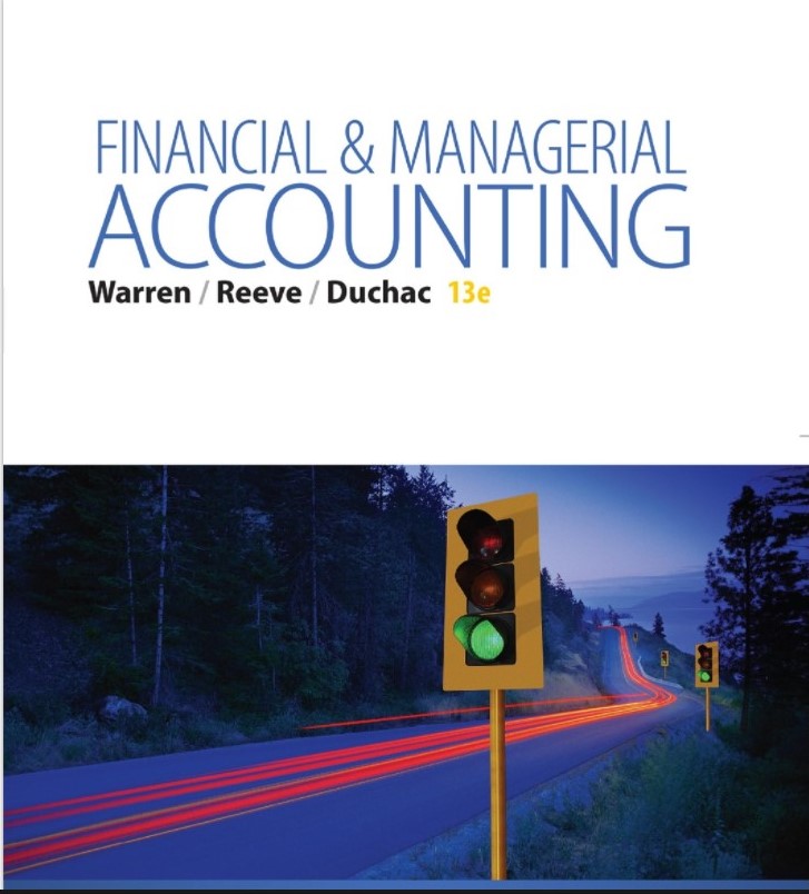 Read more about the article Financial & Managerial Accounting, 13th Warren